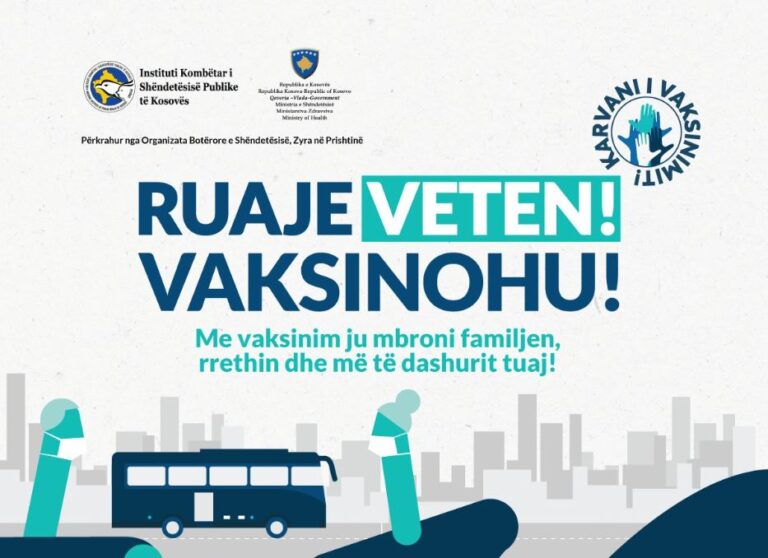 Nga nesër fillon aktiviteti ‘Karvani i Vaksinimit’ kundër COVID-19 dhe gripit sezonal, njofton MSh