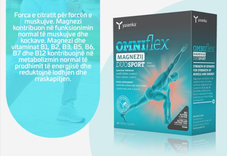 Performoni më mirë në sport me suplementin “Omniflex Magnezij”