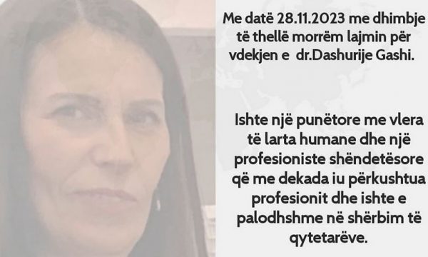 Gruaja që u godit për vdekje tek “Rruga C” ishte punëtore shëndetësore