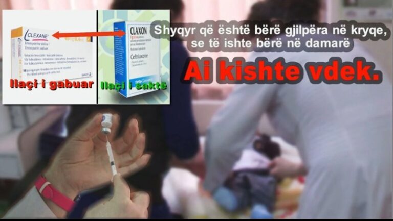 Fëmija 9-muajsh rrezikon jetën, farmacistja i jep hollues gjaku në vend të antibiotikut – infermierja ia injekton