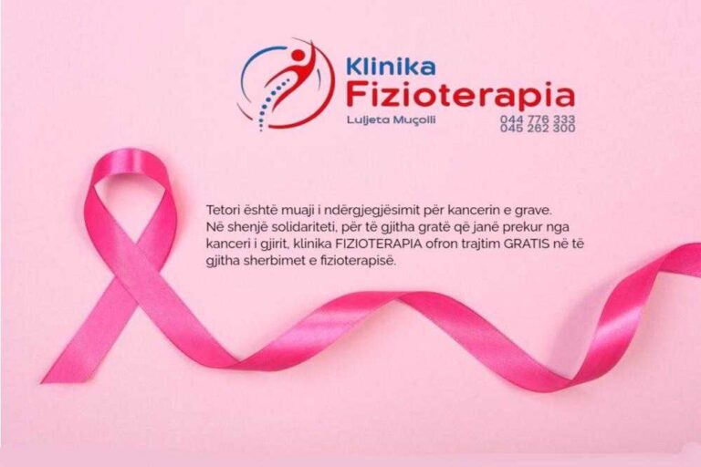 Klinika Fizioterapia ofron trajtim falas për gratë nga Podujeva të prekura nga kanceri i gjirit