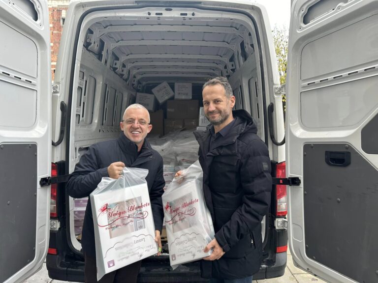 Donacion për Klinikën e Onkologjisë së QKUK-së nga Shoqata “Jetimat e Ballkanit” dhe Unique Blankets