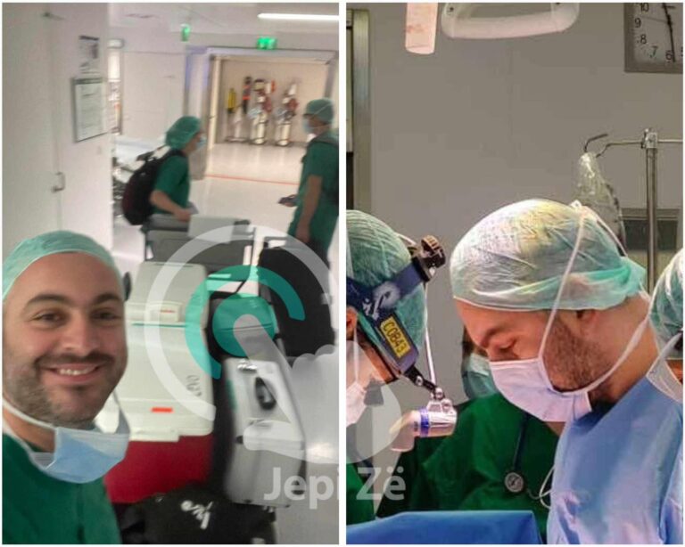 Doktori nga Mitrovica, Selman Ajvazi, merr pjesë në një operacion mjaft kompleks të transplantit të mushkërive në Slloveni