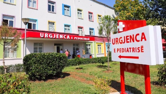 Shqipëri: 10 % e fëmijëve që paraqiten në urgjencë shtrohen në spital