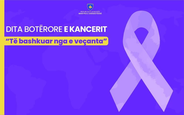 Mbi 3600 raste me kancer në Kosovë gjatë vitit 2024, MSh bën thirrje për parandalim dhe zbulim të hershëm