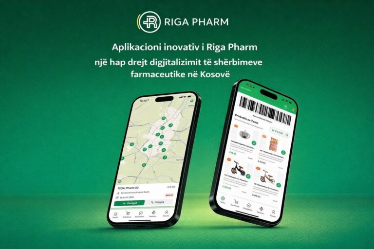 Riga Pharm lançon aplikacionin mobil: një hap drejt digjitalizimit të shërbimeve farmaceutike në Kosovë